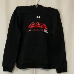 Under Armour Black Hoodie with Red Graphic